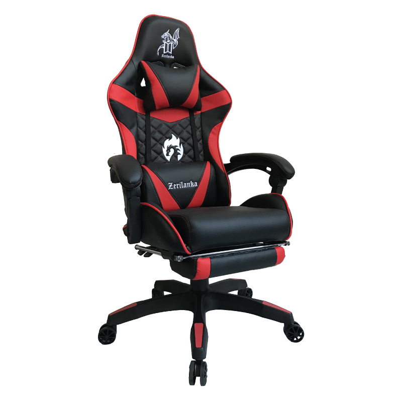 SILLA GAMER RECLINABLE ROJA
