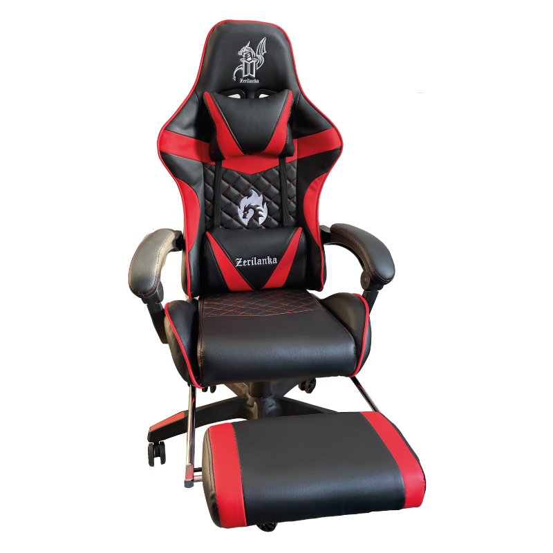 SILLA GAMER RECLINABLE ROJA