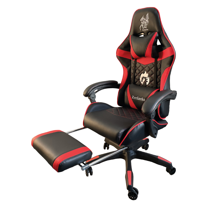 SILLA GAMER RECLINABLE ROJA