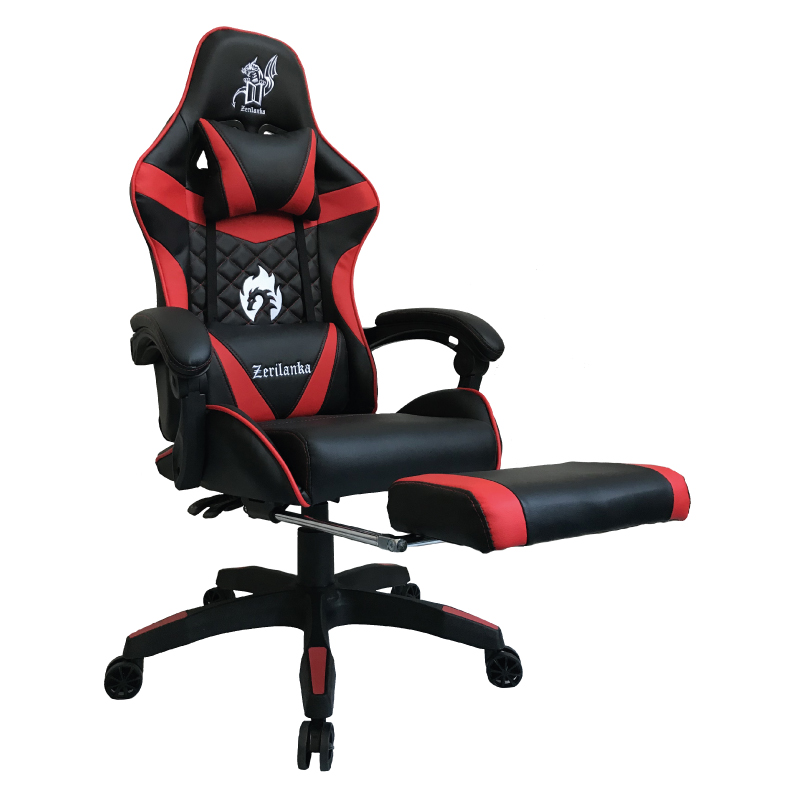 SILLA GAMER RECLINABLE ROJA