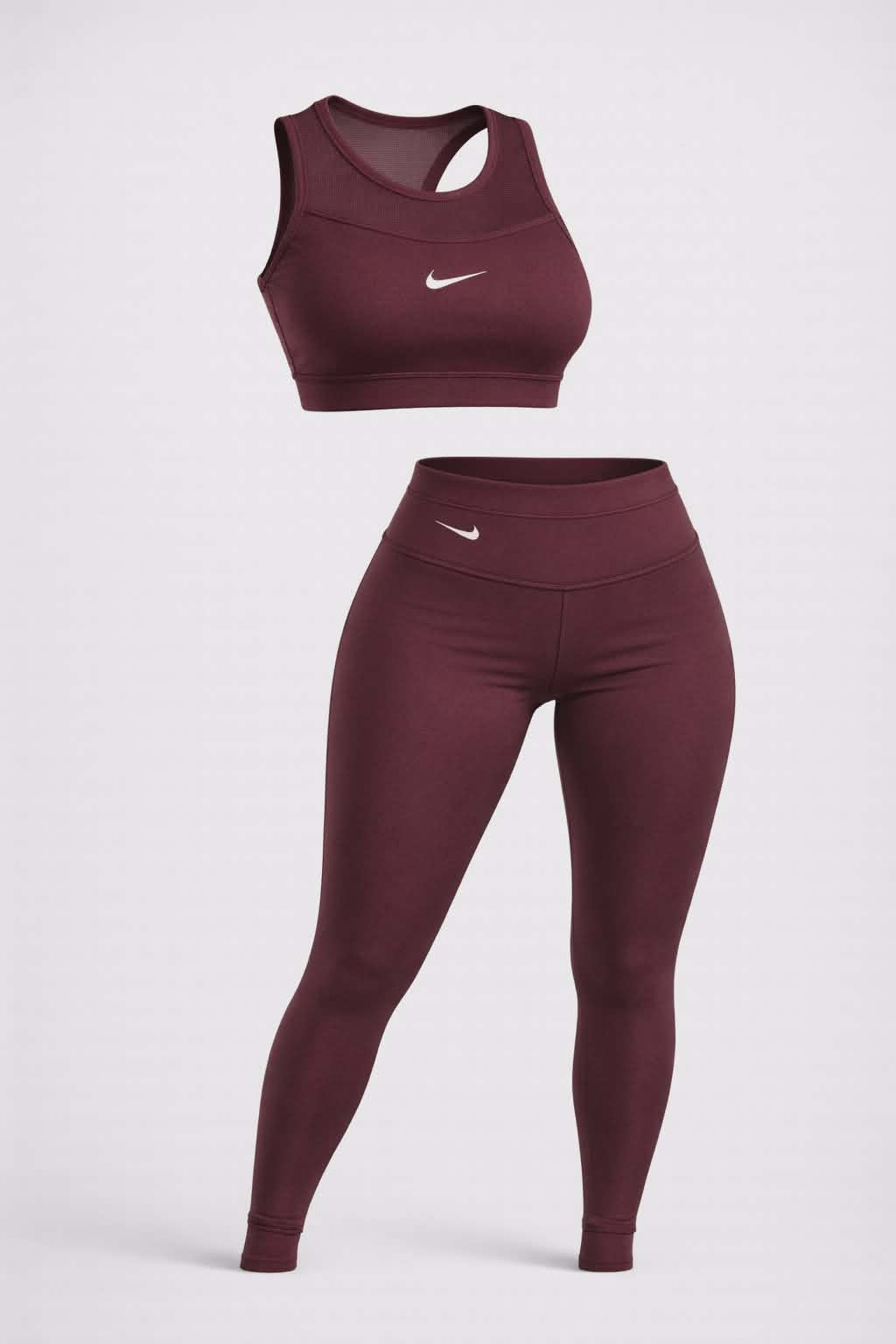 LEGGINS Y TOP VINOTINTO TALLA L.