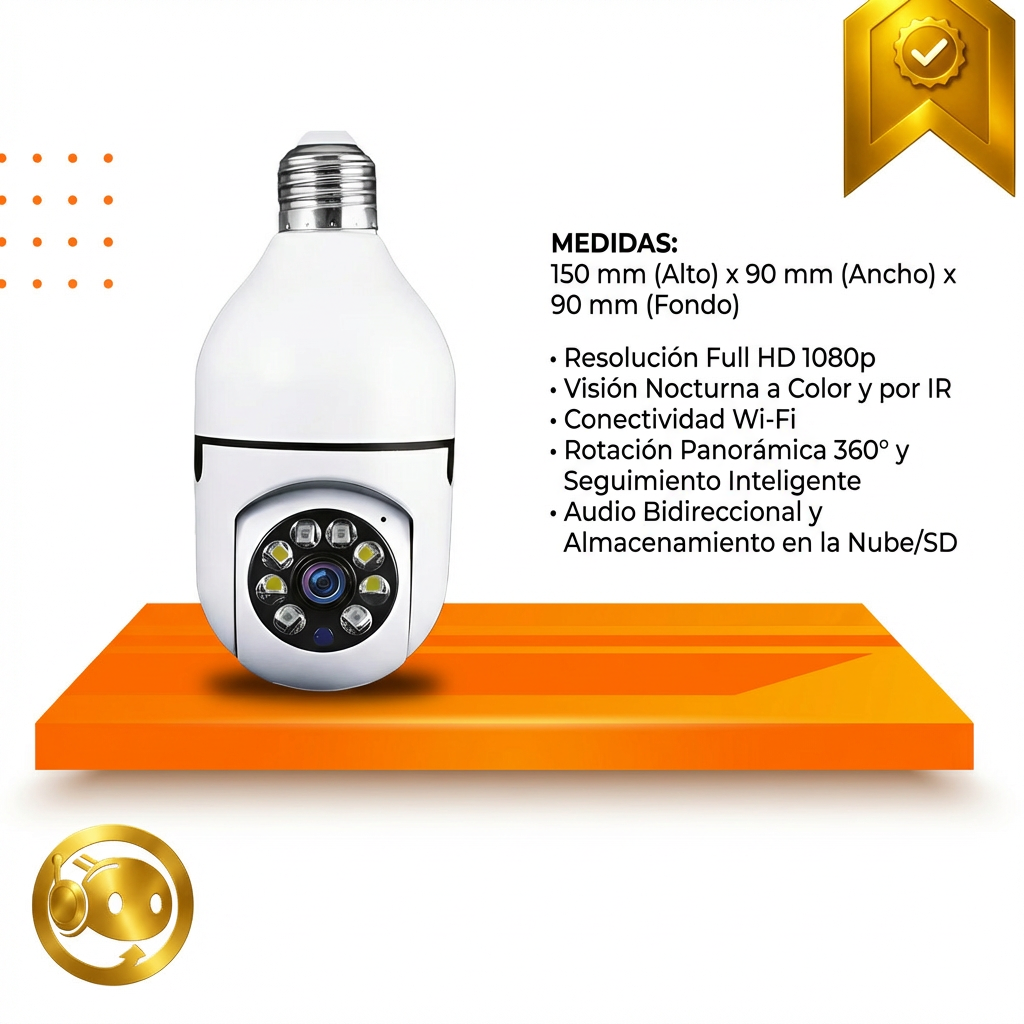 CAMARA DE BOMBILLO WIFI