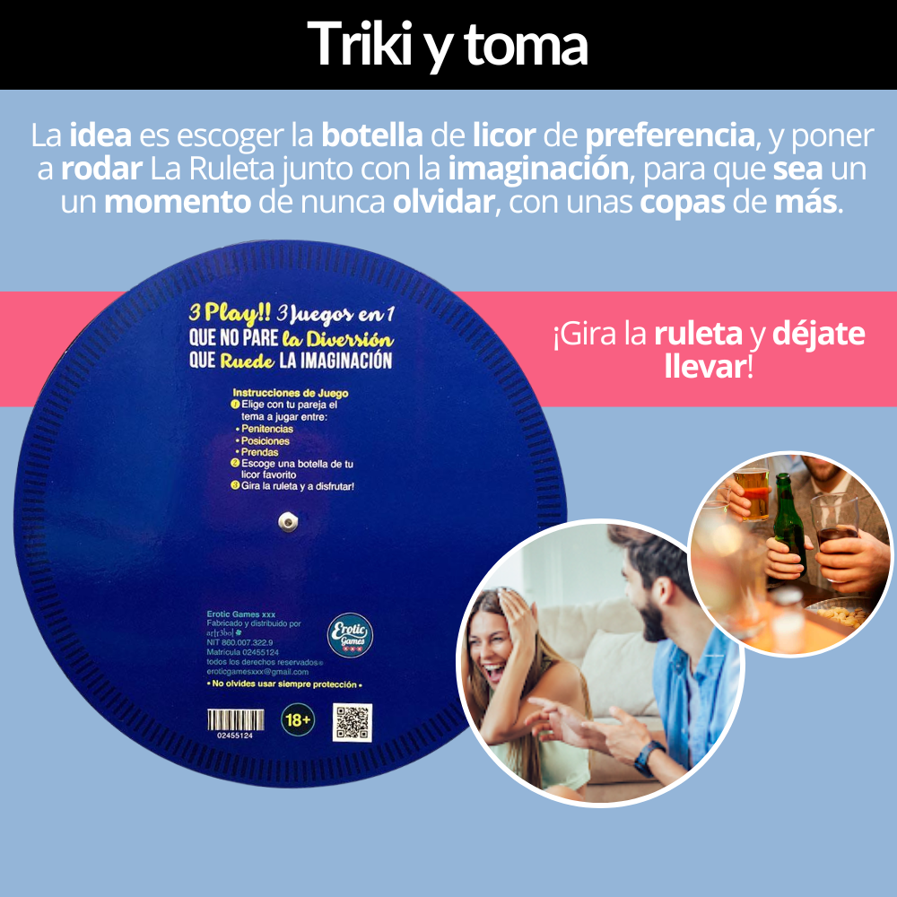 Juego De Mesa Erótico Ruleta