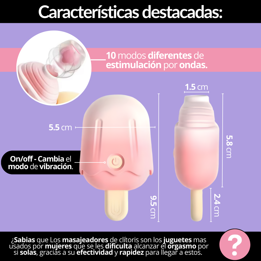 Vibrador Succionador Clitoris