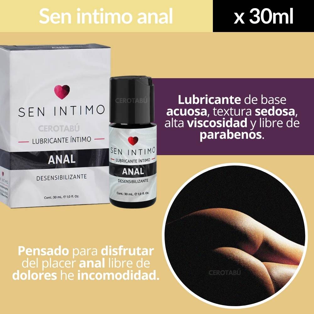 Lubricante Anal Sen Intimo 30ml
