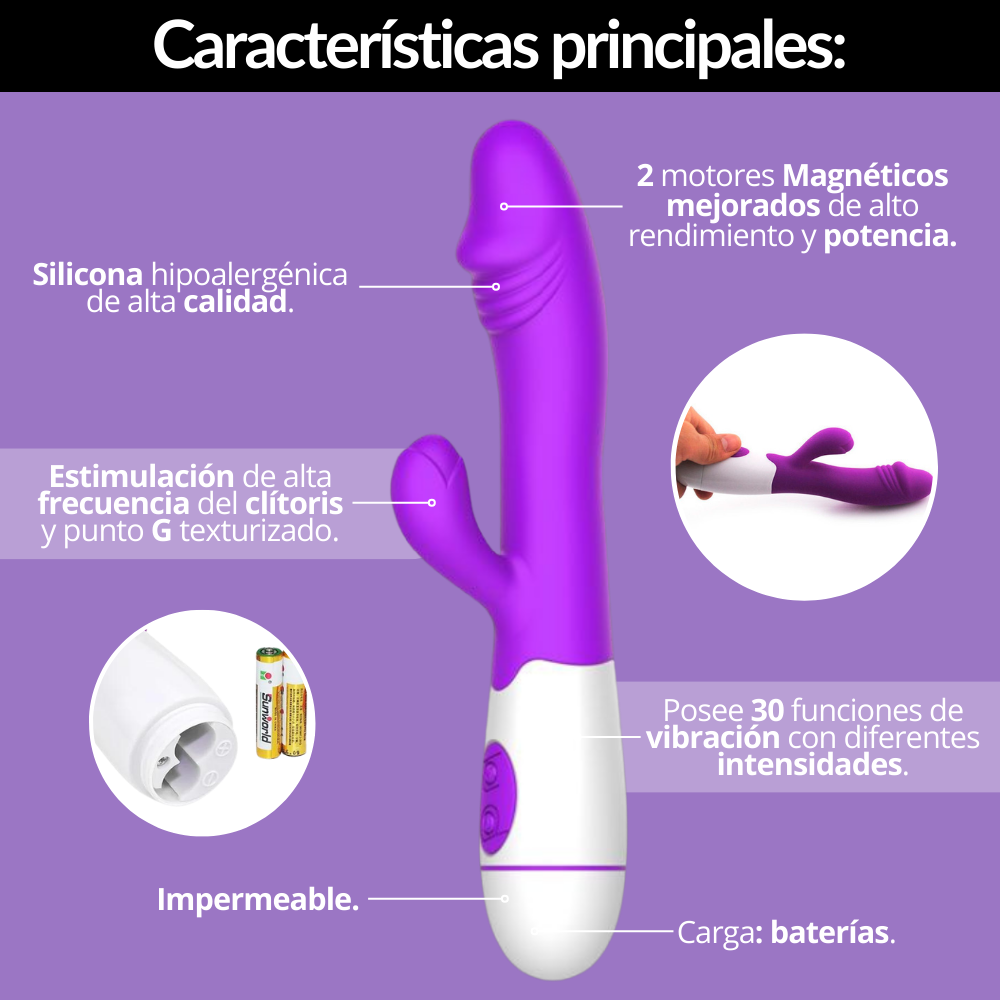 Vibrador Doble+Lubri Neutr