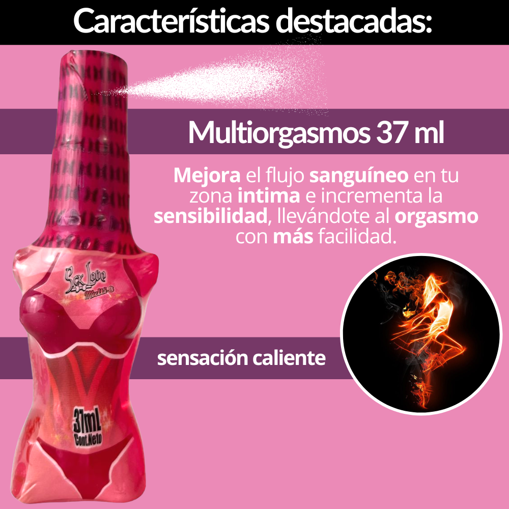 Lubricante Multiorgasmo Caliente MUL010