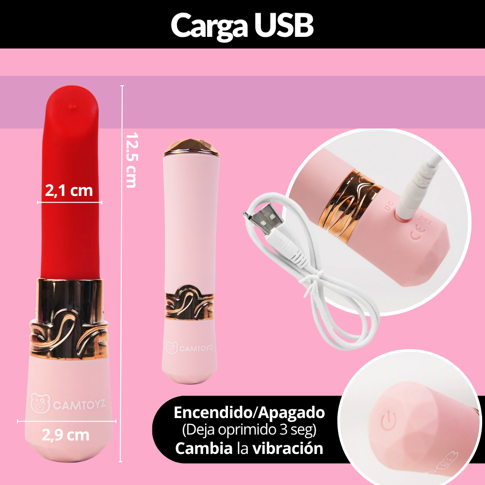 Vibrador Labial Bala