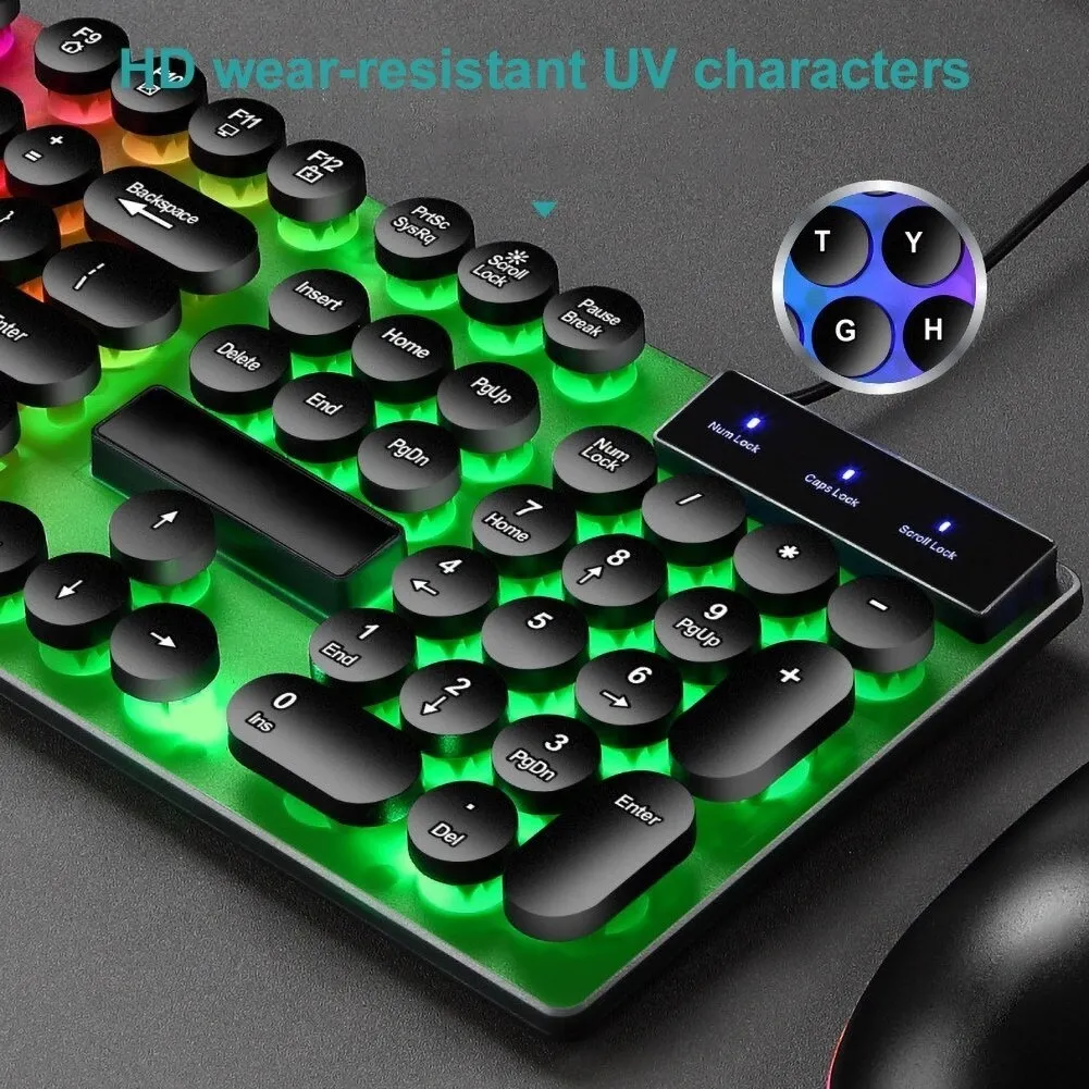 TECLADO JG-666 TECLAS REDONDAS