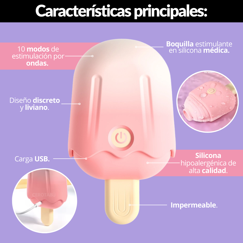 Vibrador Succionador Clitoris
