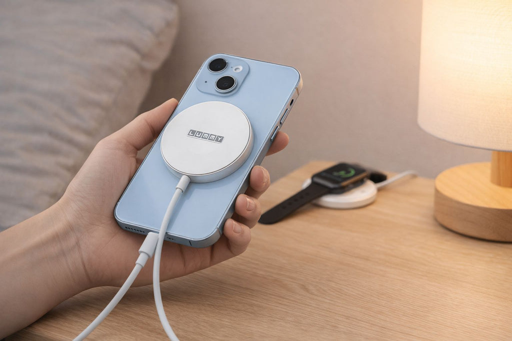 Cargador inalambrico magnetico x2