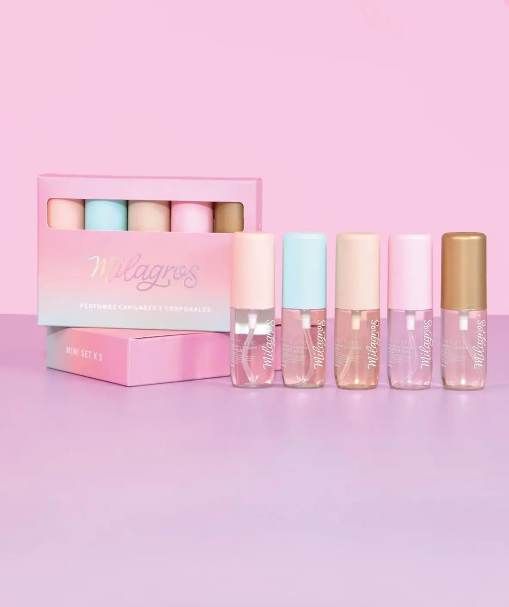 KIT PERFUME MINI X5 MILAGROS