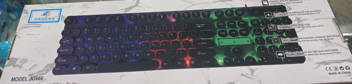 TECLADO JG-666 TECLAS REDONDAS