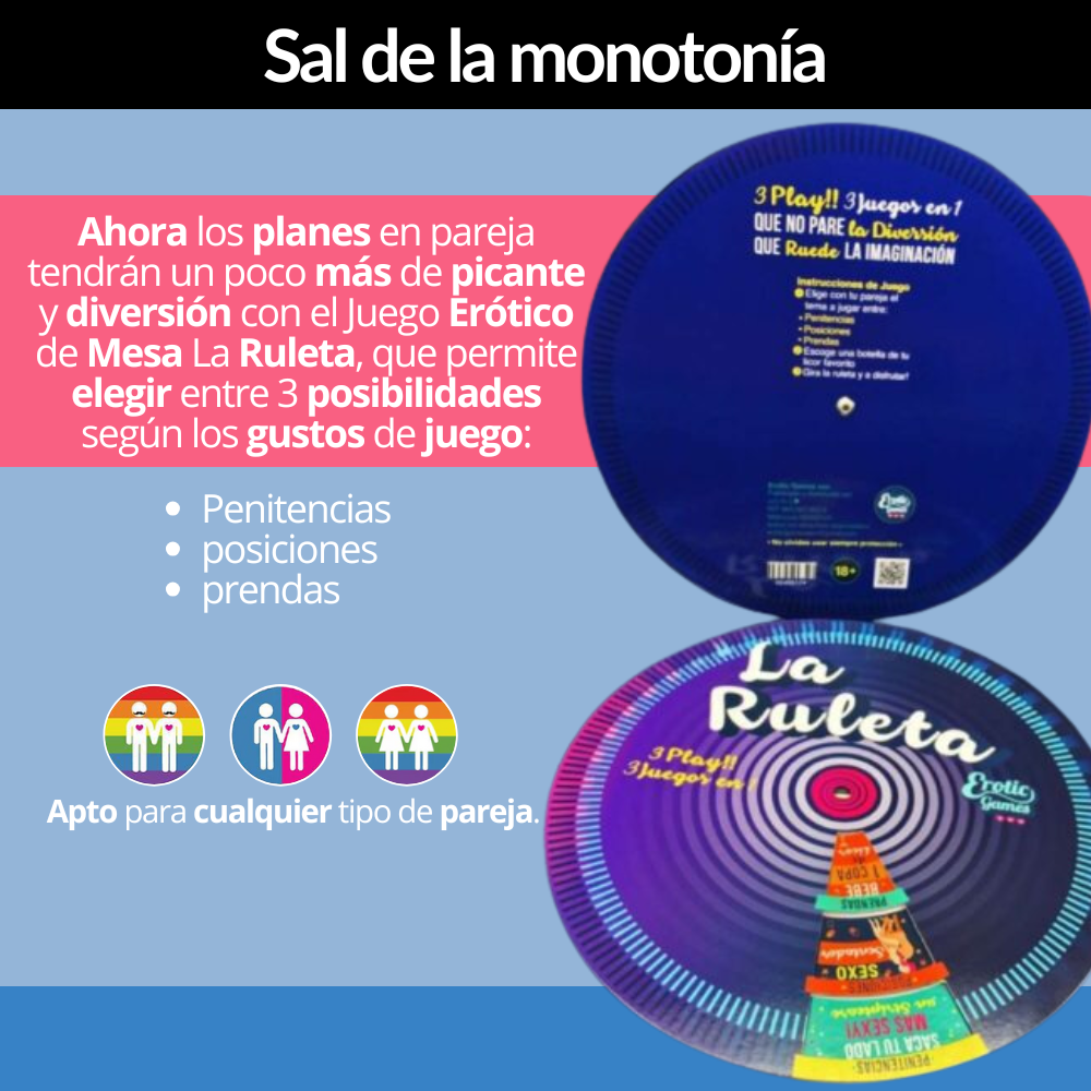 Juego De Mesa Erótico Ruleta