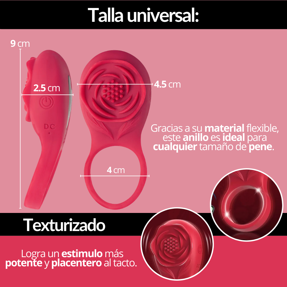 Anillo Vibrador Retardante Sexual